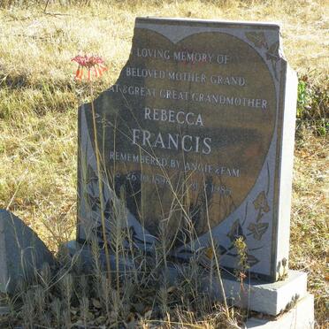 FRANCIS Rebecca 1896-1985
