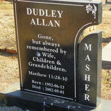 MASHER Dudley Allan 1952-2002