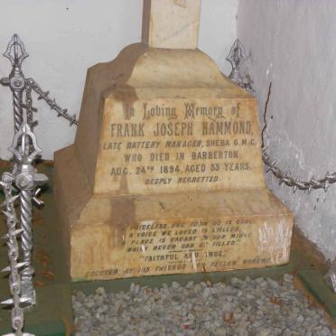 HAMMOND Frank Joseph -1894