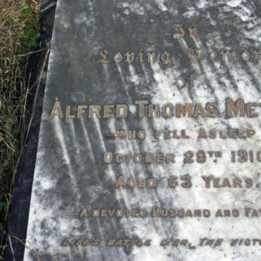 METCALF Alfred Thomas -1910