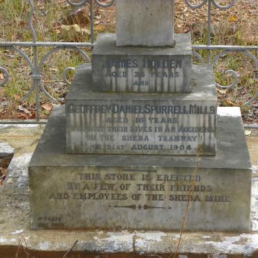 HOLDEN James -1904 :: MILLS Geoffrey Daniel Spurrell -1904