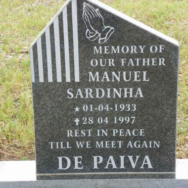 PAIVA Manuel Sardinha, de 1933-1997