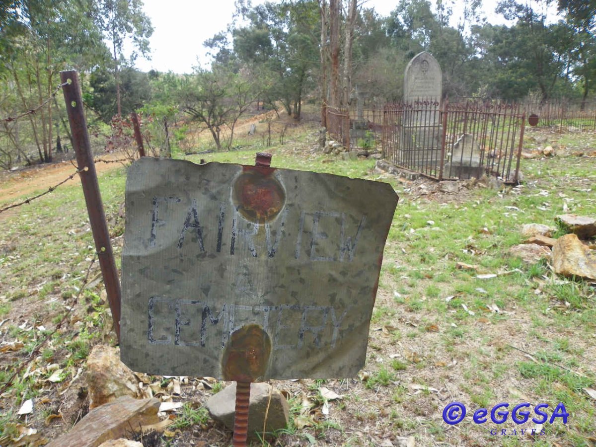 2. Fairview cemetery sign