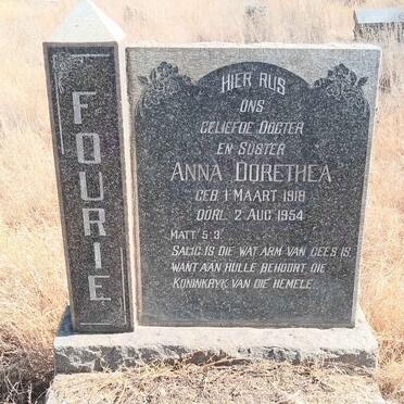 FOURIE Anna Dorethea 1918-1954