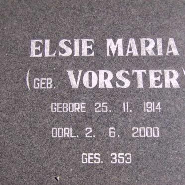 BOSHOFF Elsie Maria nee VORSTER 1914-2000
