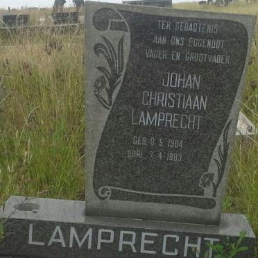 LAMPRECHT Johan Christiaan 1904-1983