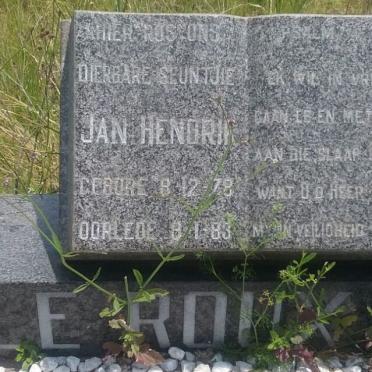 ROUX Jan Hendrik, le 1978-1983