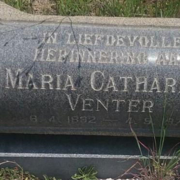 VENTER Maria Catharina 1932-1979