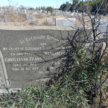 ? Christiaan Frans 1885-1953 & Margaretha ?