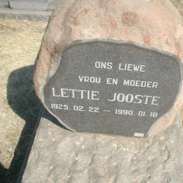 JOOSTE Lettie 1925-1990