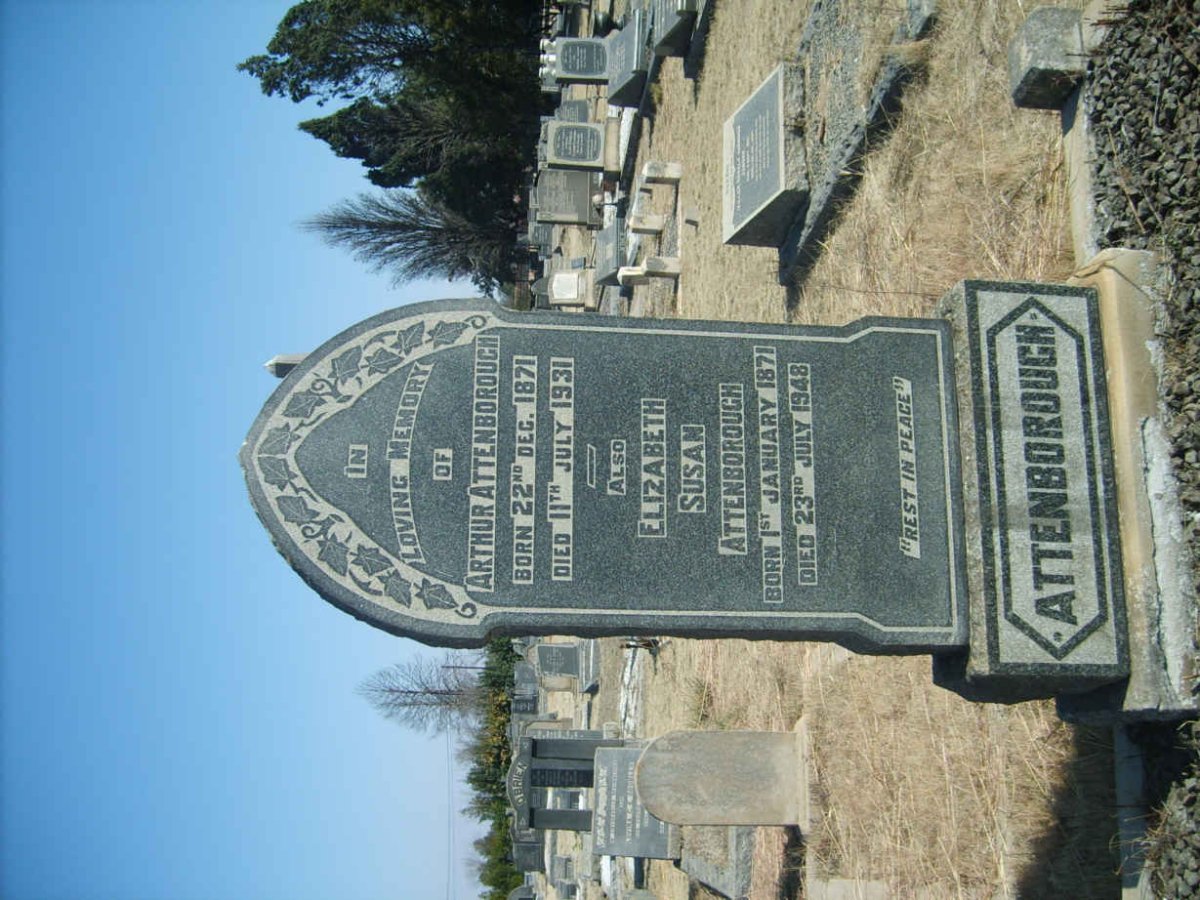 ATTENBOROUGH Arthur 1871-1931 &amp; Elizabeth Susan 1871-1948