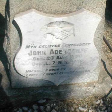 ADENDORFF John 1875-1918