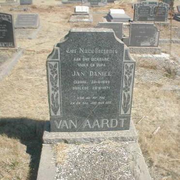 AARDT Jan Daniel, van 1899-1971