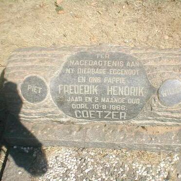 COETZER Frederik Hendrik -1966
