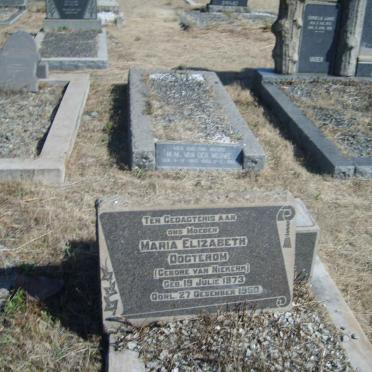 DOGTEROM Maria Elizabeth nee VAN NIEKERK 1873-1950