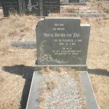 DYK Maria Jacoba, van geb. DU PLESSIS 1880-1963