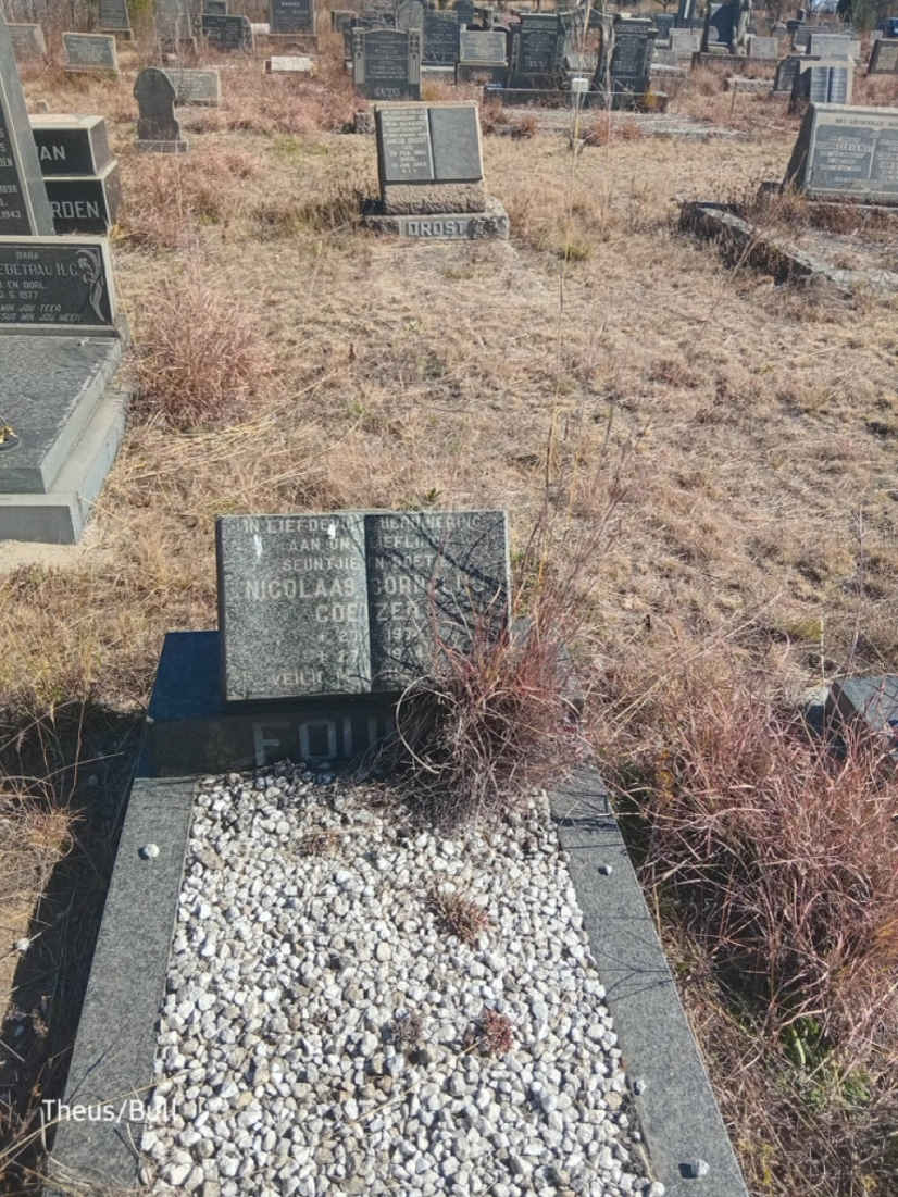 FOURIE Nicolaas Cornelius Coetzer