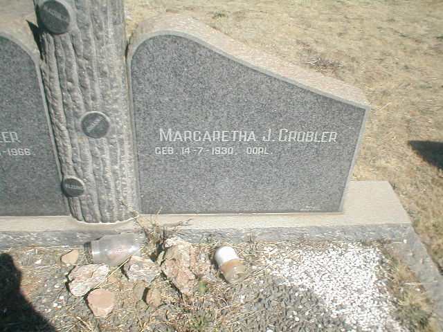GROBLER Margaretha J. 1930-