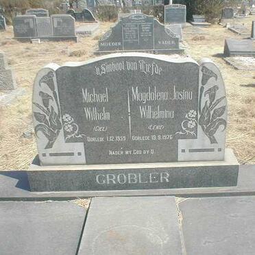 GROBLER Michael Wilhelm -1959 &amp; Magdalena Josina Wilhelmina -1976
