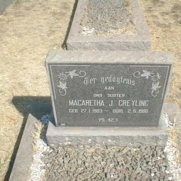 GREYLING Magaretha J. 1903-1986