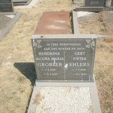 GROBLER Hendrina Jacoba Maria  1936-1997 :: EHLERS Gert Pieter 1958-1985