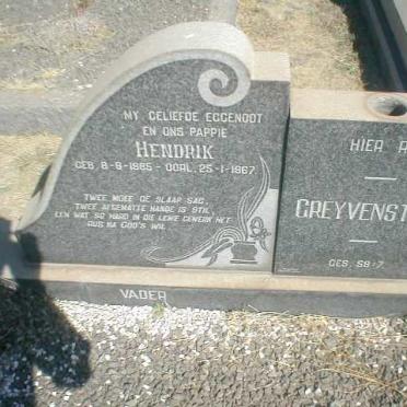 GREYVENSTEIN Hendrik 1885-1967