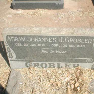GROBLER Abram Johannes J. 1872-1948