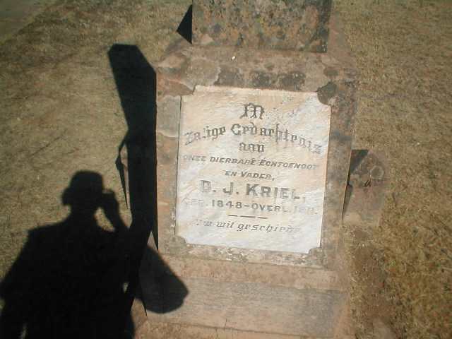 KRIEL D.J. 1848-1911