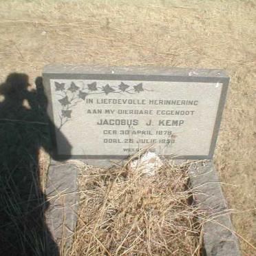 KEMP Jacobus J. 1878-195?