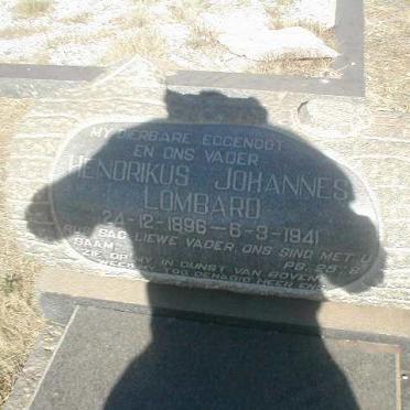 LOMBARD Hendrikus Johannes 1896-1941