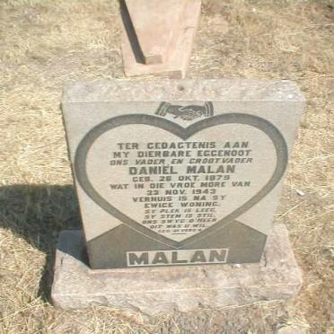 MALAN Daniël 1879-1943