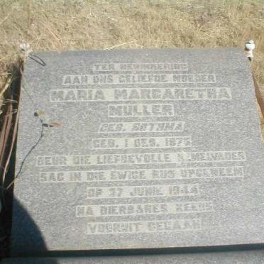 MULLER Maria Margaretha geb. BOTHMA 1875-1944