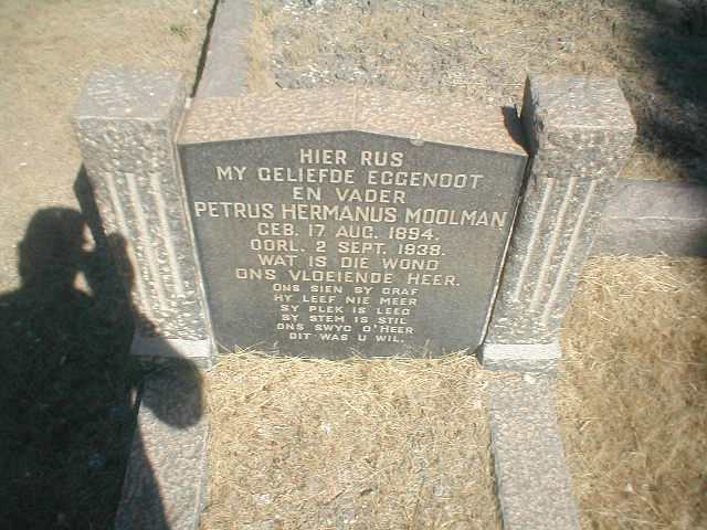 MOOLMAN Petrus Hermanus 1894-1938