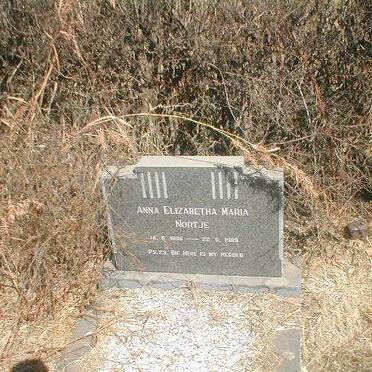 NORTJE Anna Elizabetha Maria 1906-1989