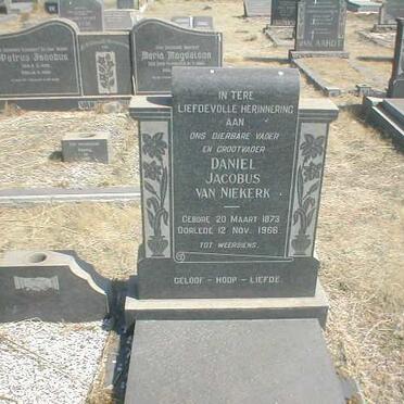 NIEKERK Daniel Jacobus, van 1873-1966