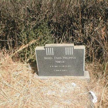 NORTJE Daniel Esais Philippus 1887-1971
