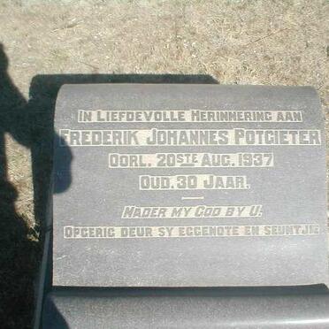 POTGIETER Frederik Johannes -1937