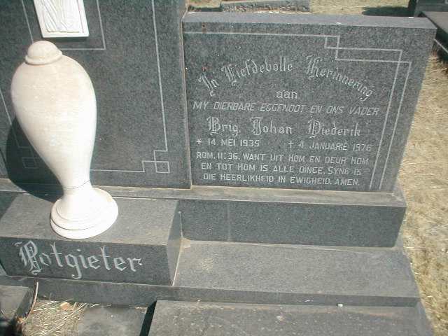 POTGIETER Johan Diederik 1935-1976