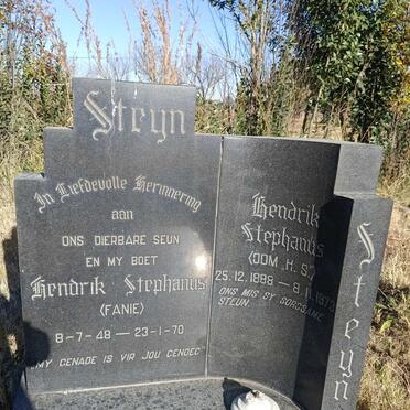 STEYN Hendrik Stephanus 1888-1973 :: STEYN Hendrik Stephanus 1948-1970