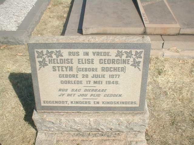STEYN Heloise Elise Georgine geb. ROCHER 1877-1946