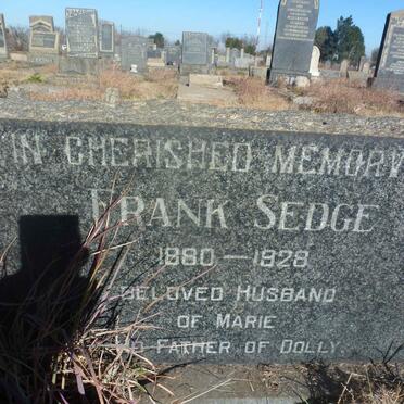 SEDGE Frank 1889-1928