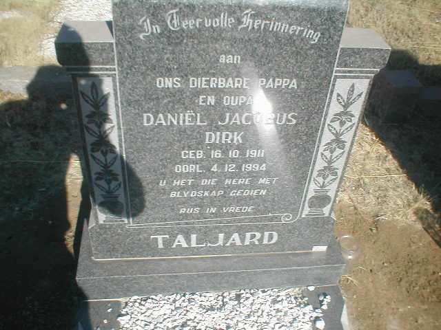 TALJARD Daniel Jacobus 1911-1994