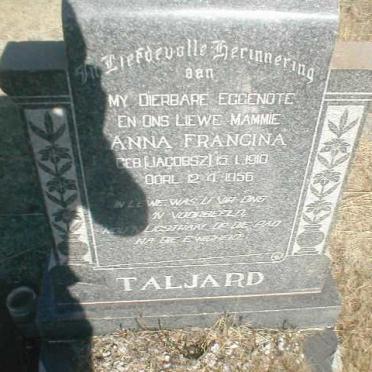 TALJARD Anna Francina geb. JACOBSZ 1910-1956