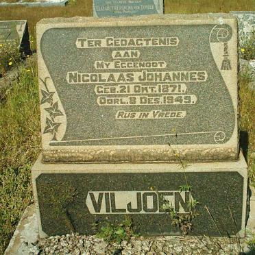 VILJOEN Nicolaas Johannes 1871-1949