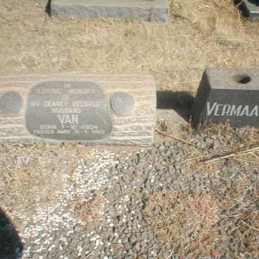 VERMAAK Van 1904-1968