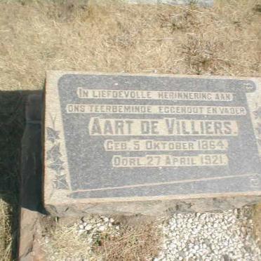 VILLIERS Aart, de 1864-1921