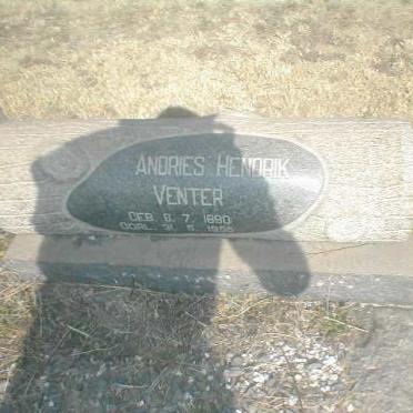 VENTER Andries Hendrik 1880-1955