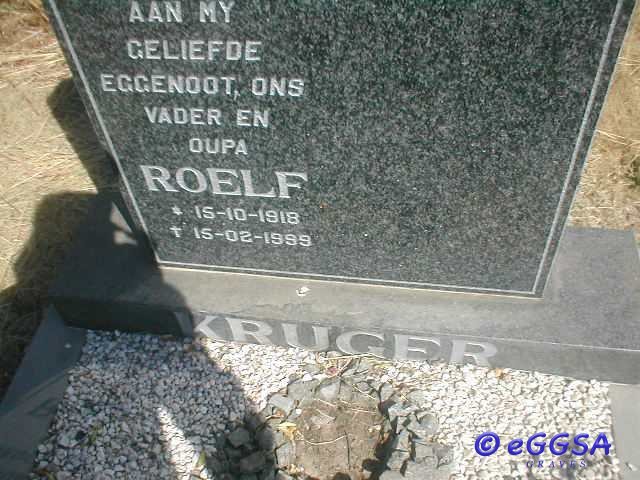 KRUGER Roelf 1918-1999