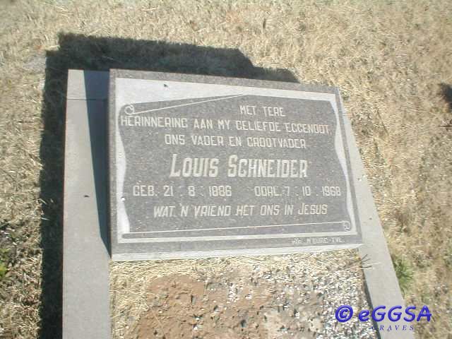 SCHNEIDER Louis 1886-1968