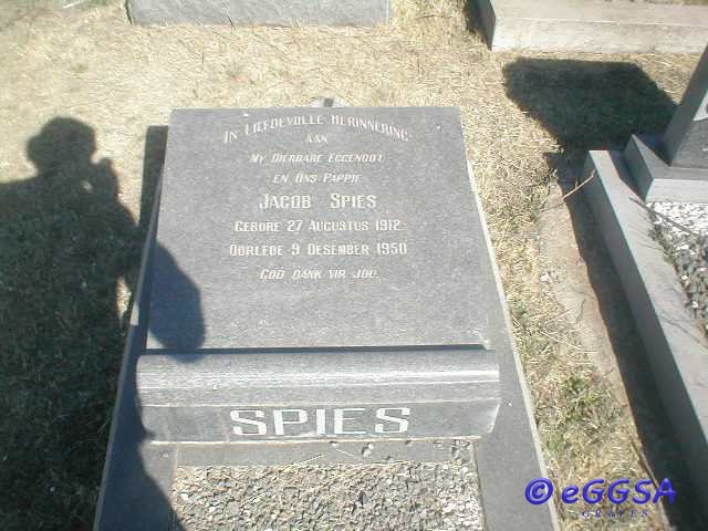 SPIES Jacob 1912-1950